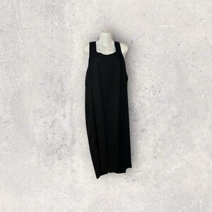 Vintage Gemini II Black Sleeveless Sheath Dress Size 2XL